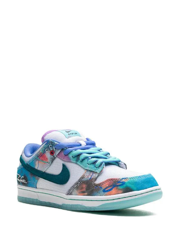 Futura Laboratories x Nike Dunk Low SB 'Bleached Aqua'