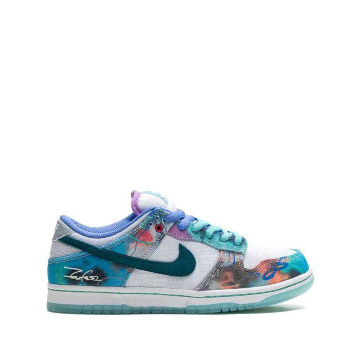 Futura Laboratories x Nike Dunk Low SB 'Bleached Aqua'