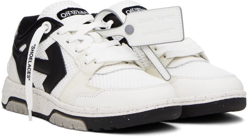 OFF-WHITE Out Of Office OOO Low Tops - "White/"Black