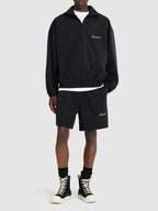 Fear Of God Essentials Sporty Nylon Soccer Shorts - "Jet Black"