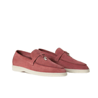 Loro Piana Summer Charms Walk Loafer Suede 'Wild Mauve'