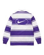 Supreme x Nike Stripe Rugby - "Purple/White"