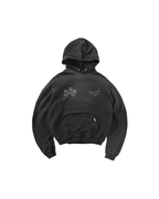 Represent Hand Drawn Thoroughbred Hoodie - "Aged Black"
