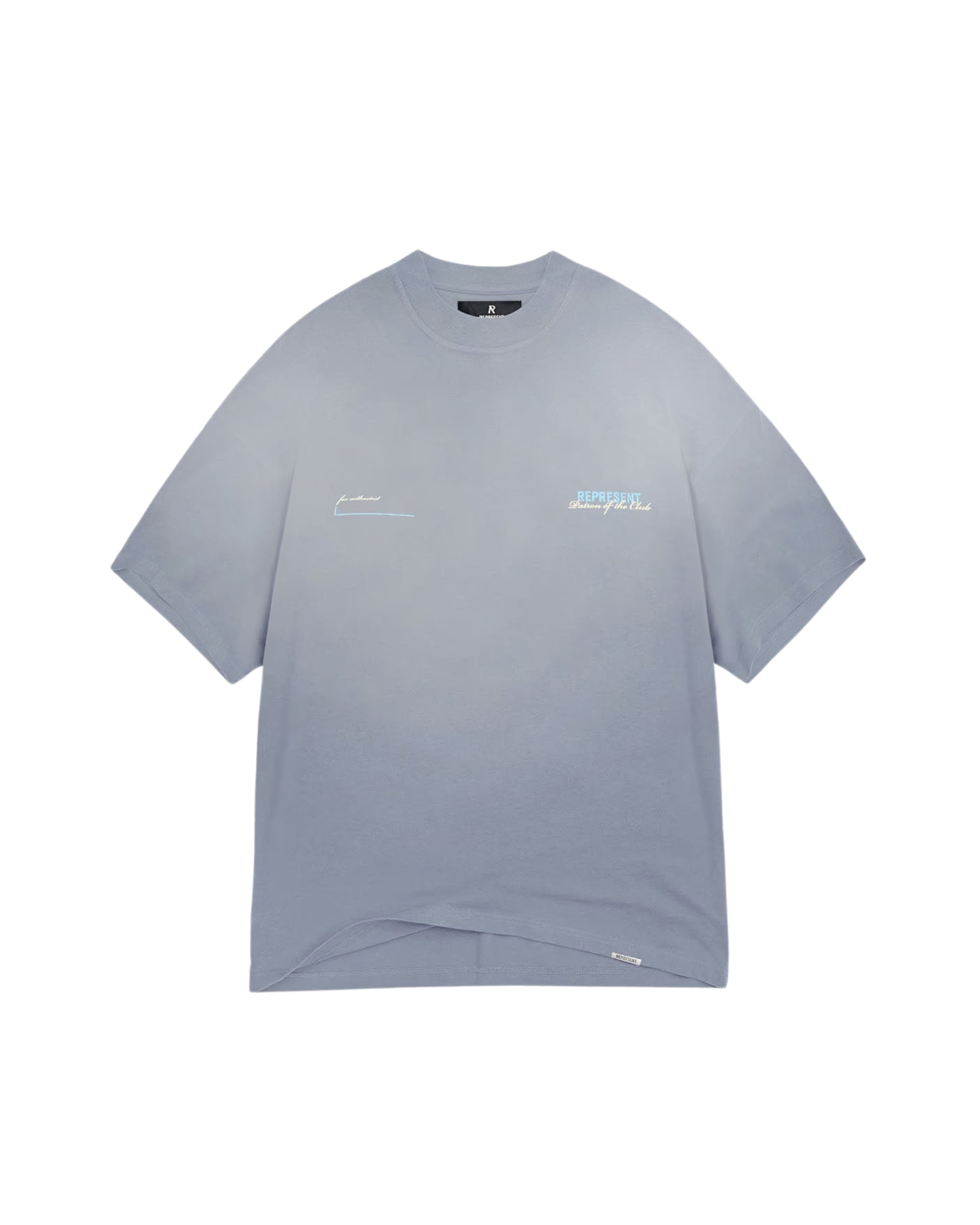 Represent Patron Of The Club T-Shirt - "Washed Grey"