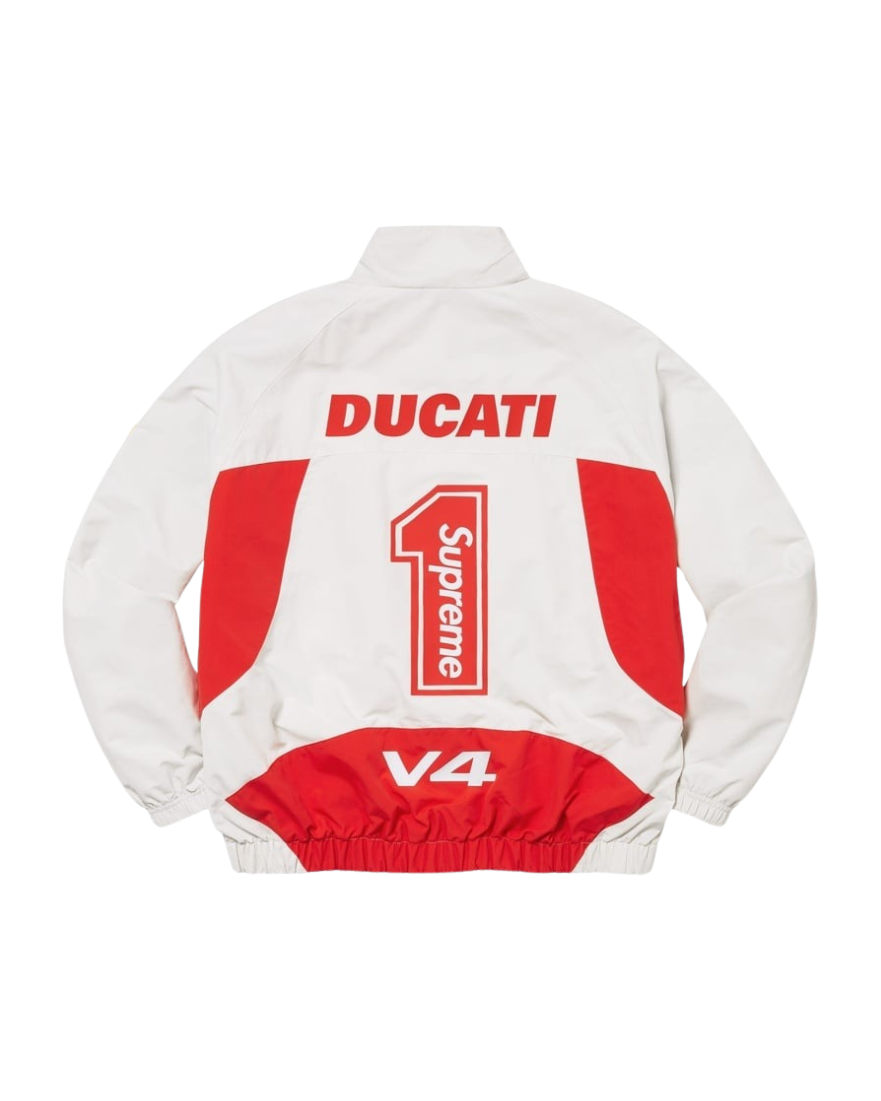 Supreme x Ducati Track Jacket - "Light Grey"
